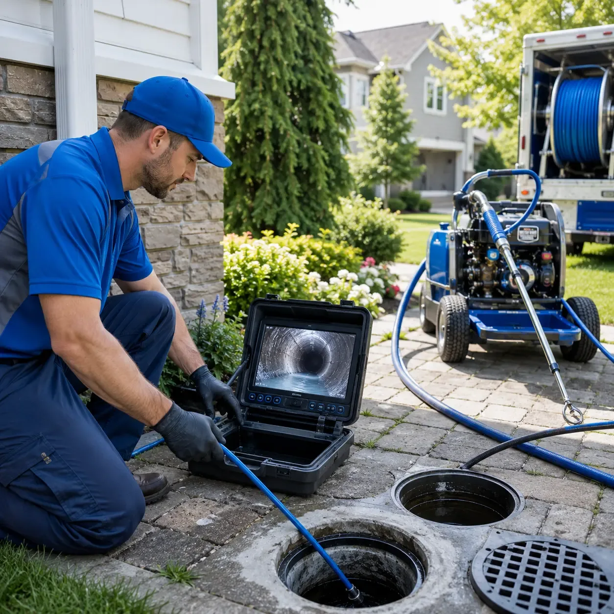 Outdoor drain cleaning professionals serving Lead, SD